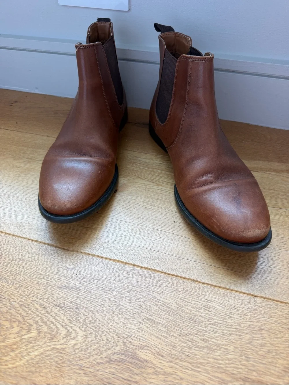 Franco Fortini Brown Leather Chukka Boots